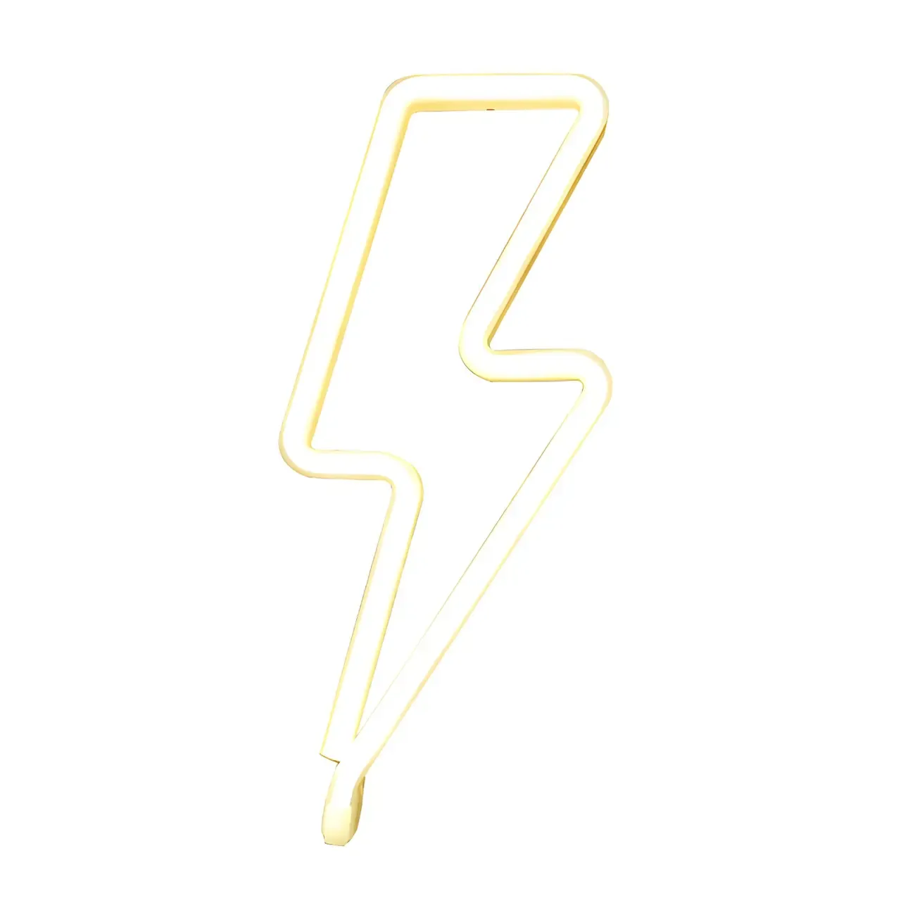 Modern Lightning Plastic Wired Vibrant Night Light Image - 4