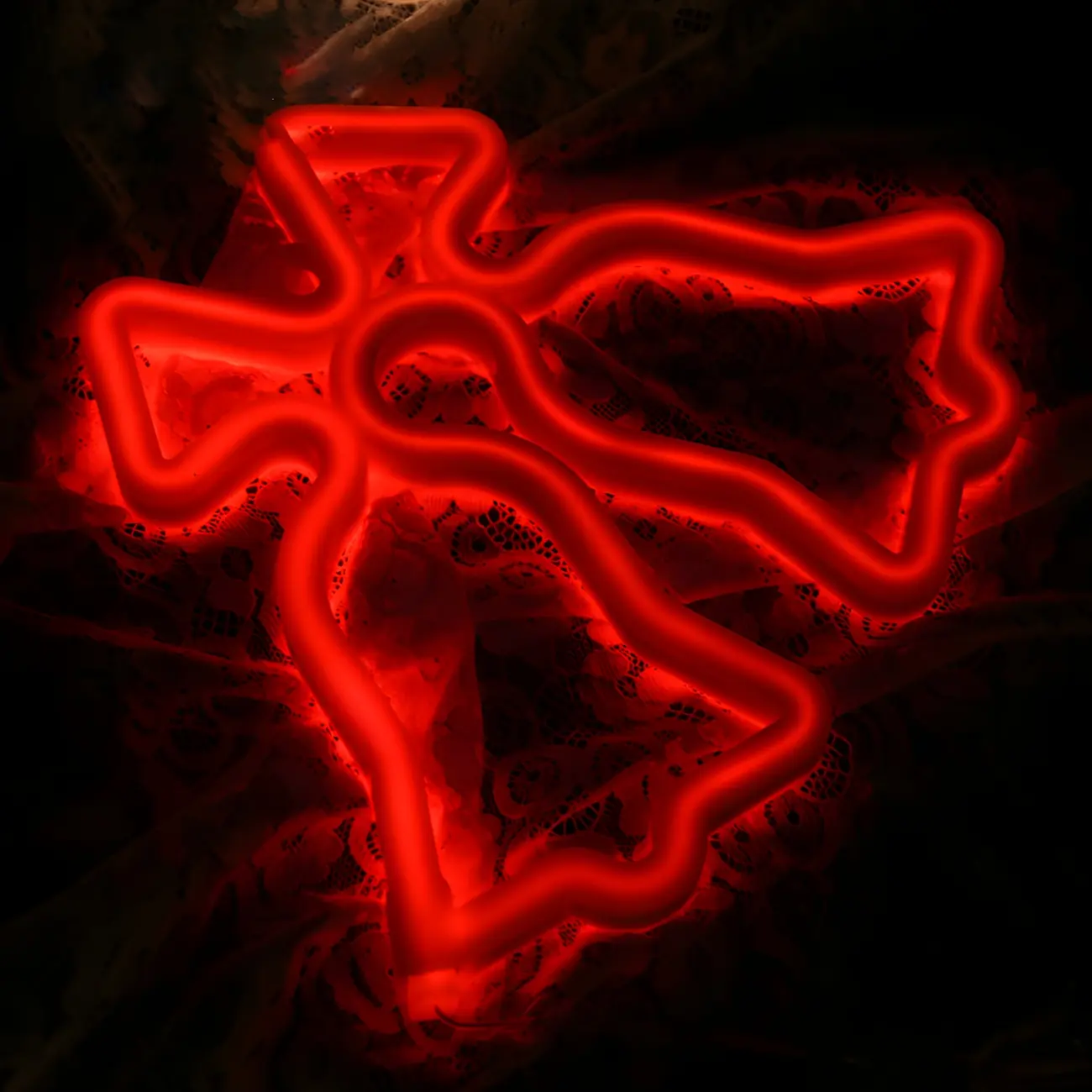 Wired Jingle Bell Red Neon Night Light Image - 4 | homeyfad