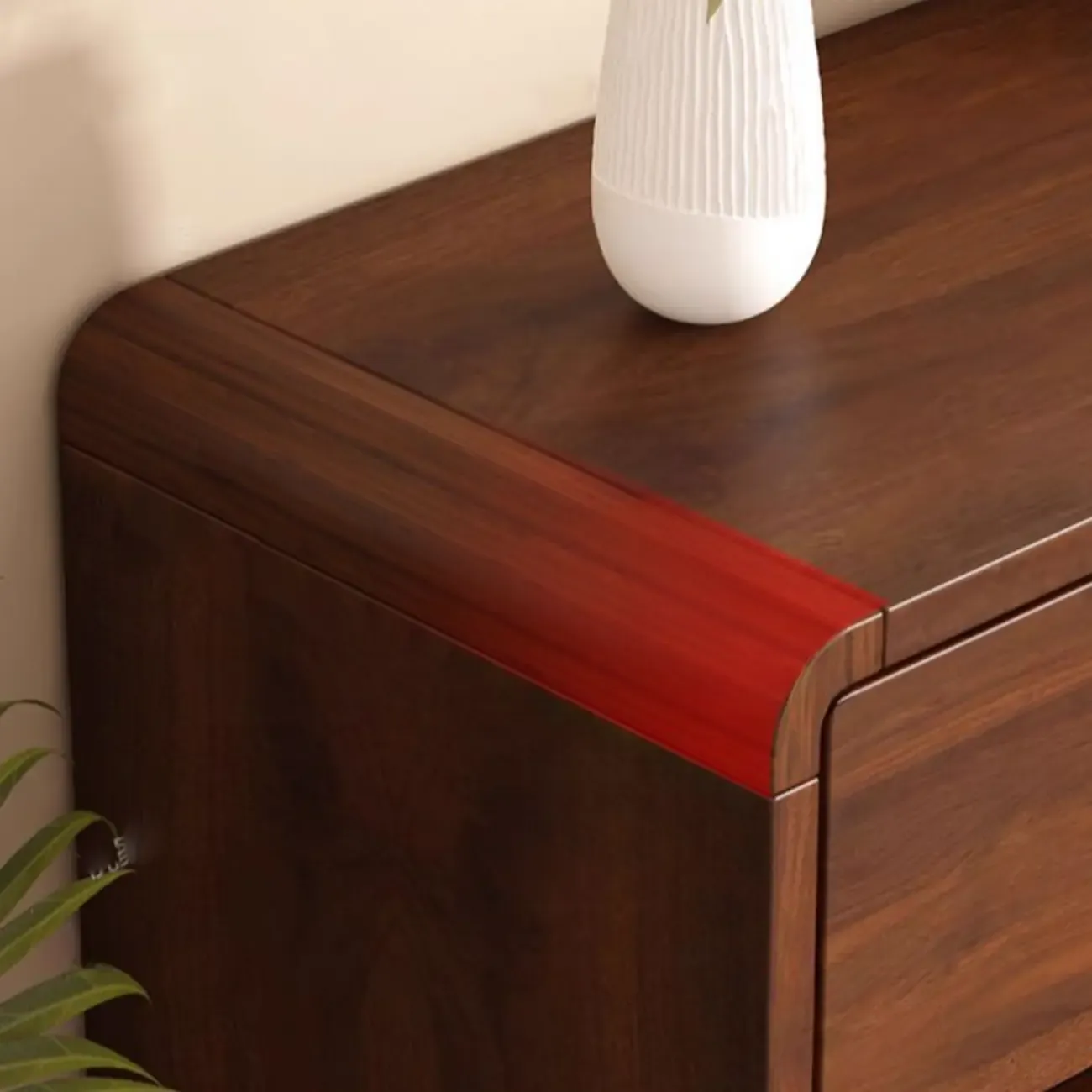 Brown Contemporary Wooden Vertical Bachelor Chest Image - 10