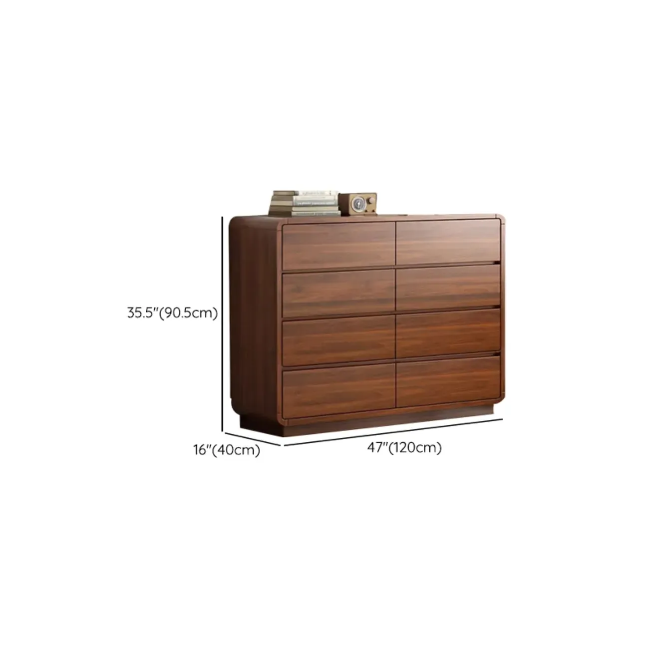 Brown Contemporary Wooden Vertical Bachelor Chest Image - 16