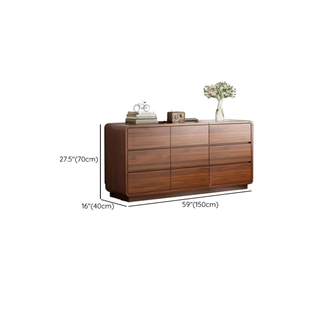 Brown Contemporary Wooden Vertical Bachelor Chest Image - 17 | homeyfad