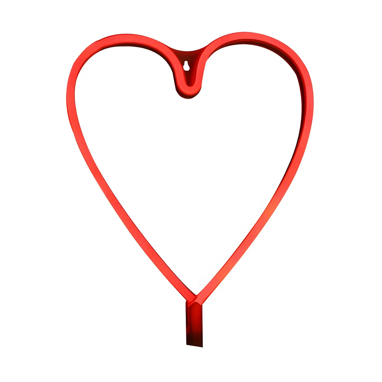 Heart Shape Minimalist Plastic LED Night Light Image - 3 | homeyfad