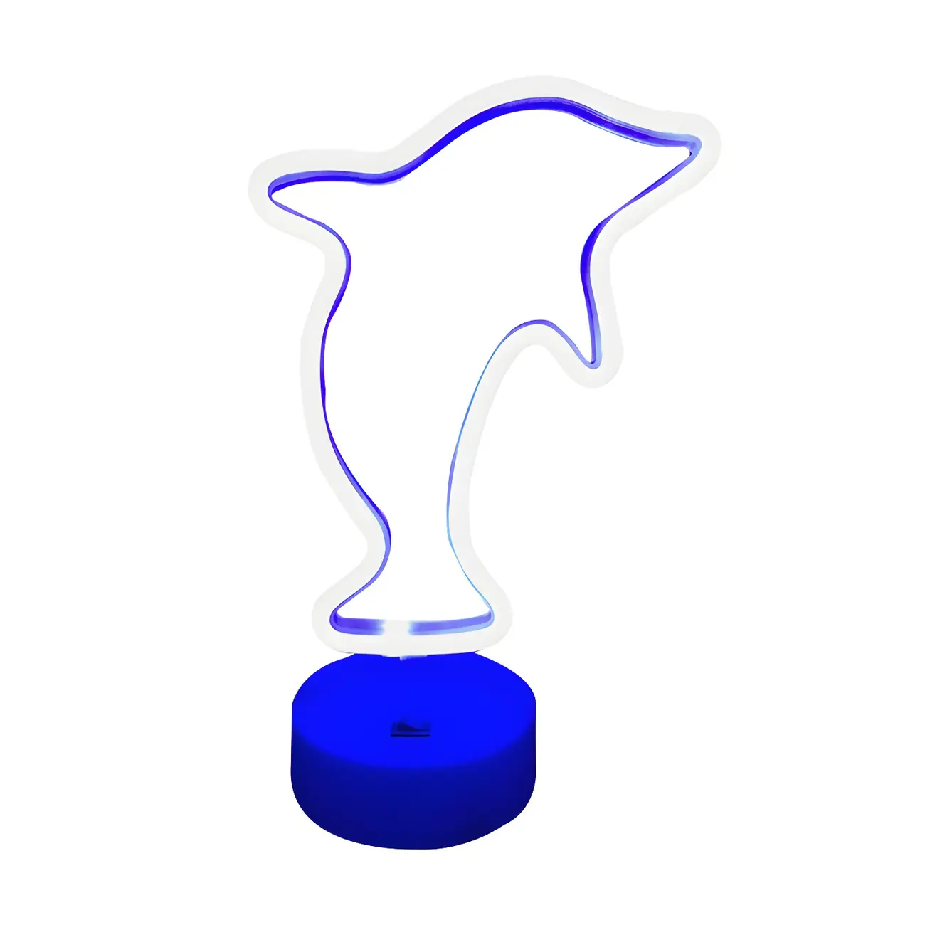Simple Dolphin LED Blue Glow Night Light Image - 2 | homeyfad