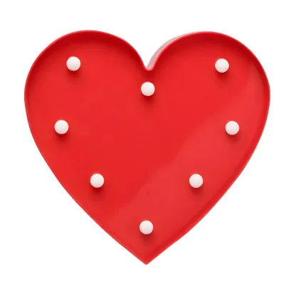 Heart and Arrow LED Plastic Night Light Image - 6