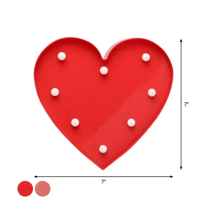 Heart and Arrow LED Plastic Night Light Image - 7