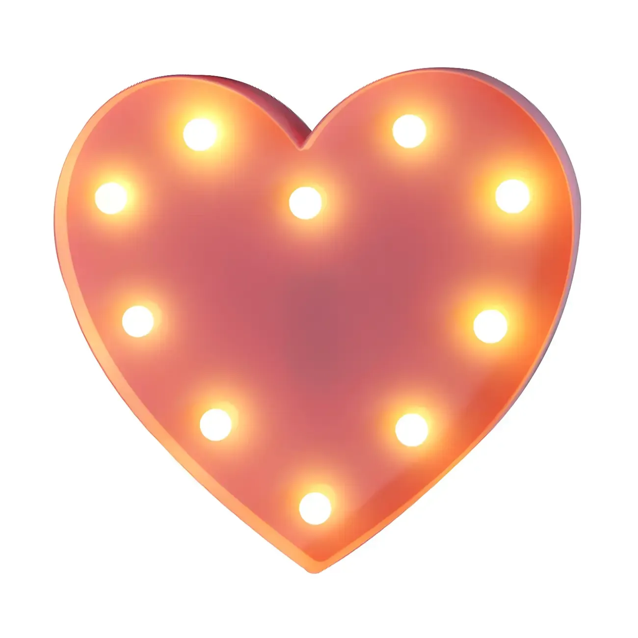 Heart and Arrow LED Plastic Night Light Image - 5