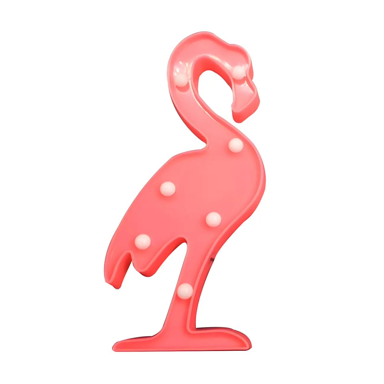 Plastic Flamingo Shape LED Decorative Night Light Image - 4 | homeyfad