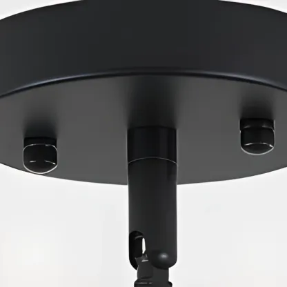 Geometric Industrial Black Candelabra Pendant Light Image - 6