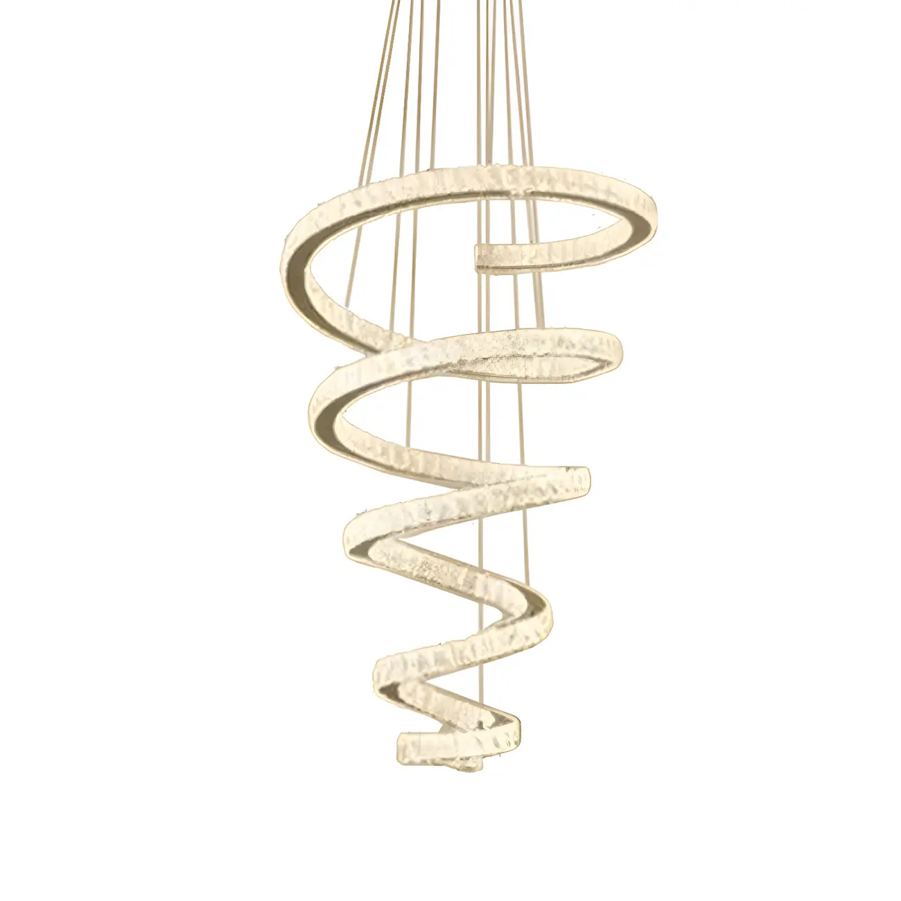 Modern Spiral Crystal Chandelier Image - 9 | homeyfad