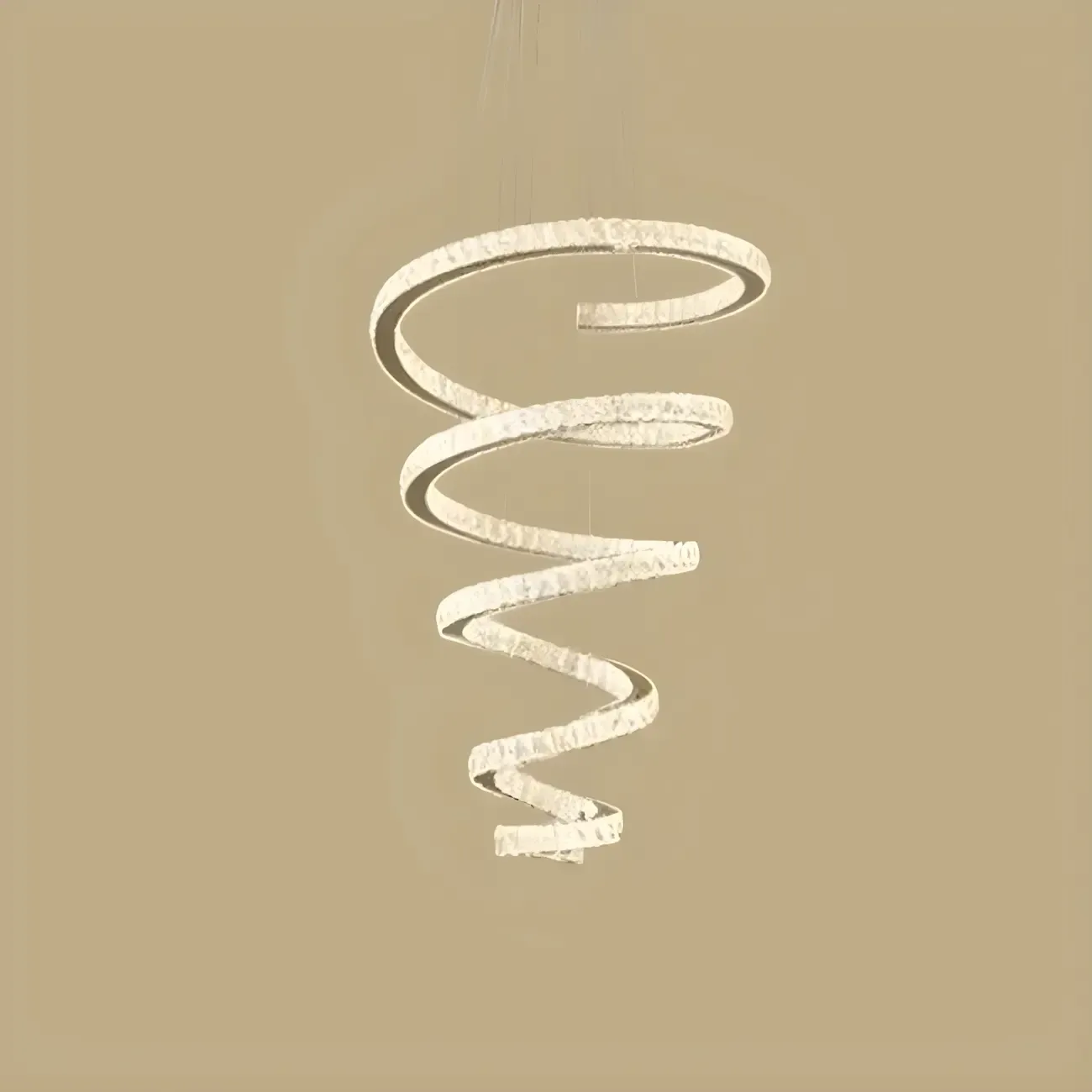 Modern Spiral Crystal Chandelier Image - 10