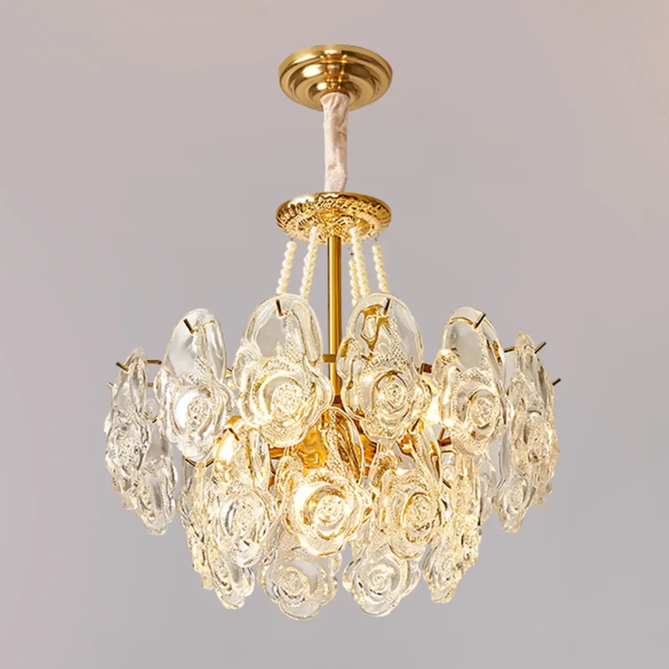 Luxury Geometric Orb Chandelier With Adjustable Chain Image - 3