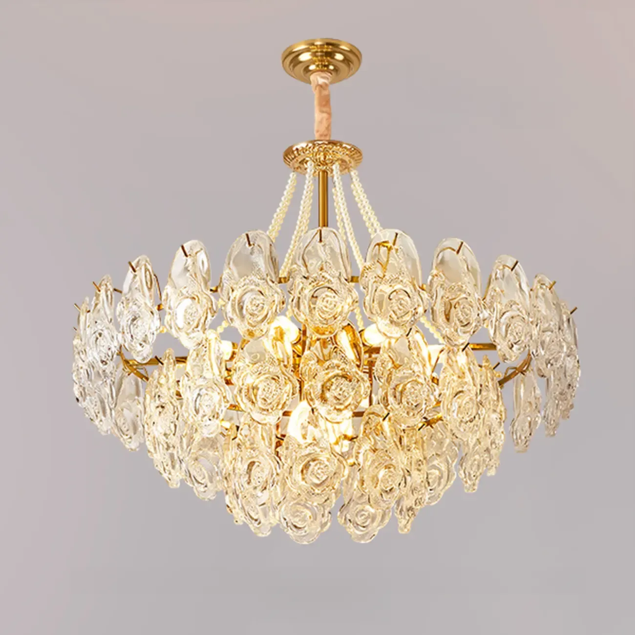 Luxury Geometric Orb Chandelier With Adjustable Chain Image - 5