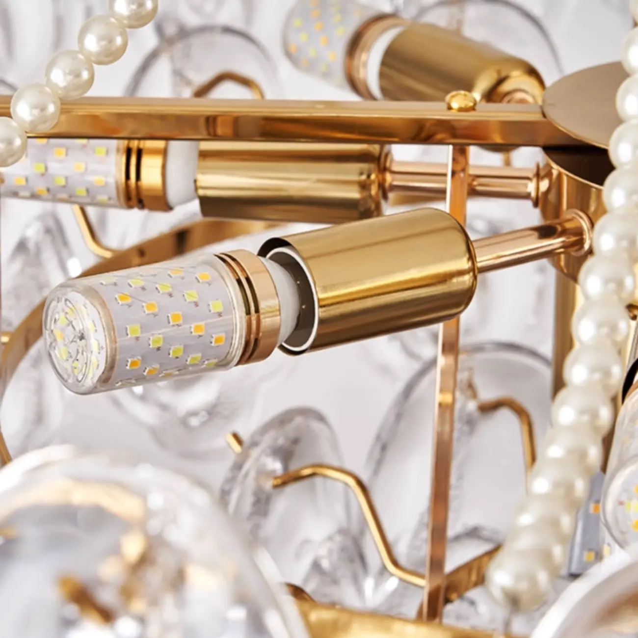 Luxury Geometric Orb Chandelier With Adjustable Chain Image - 8 | homeyfad