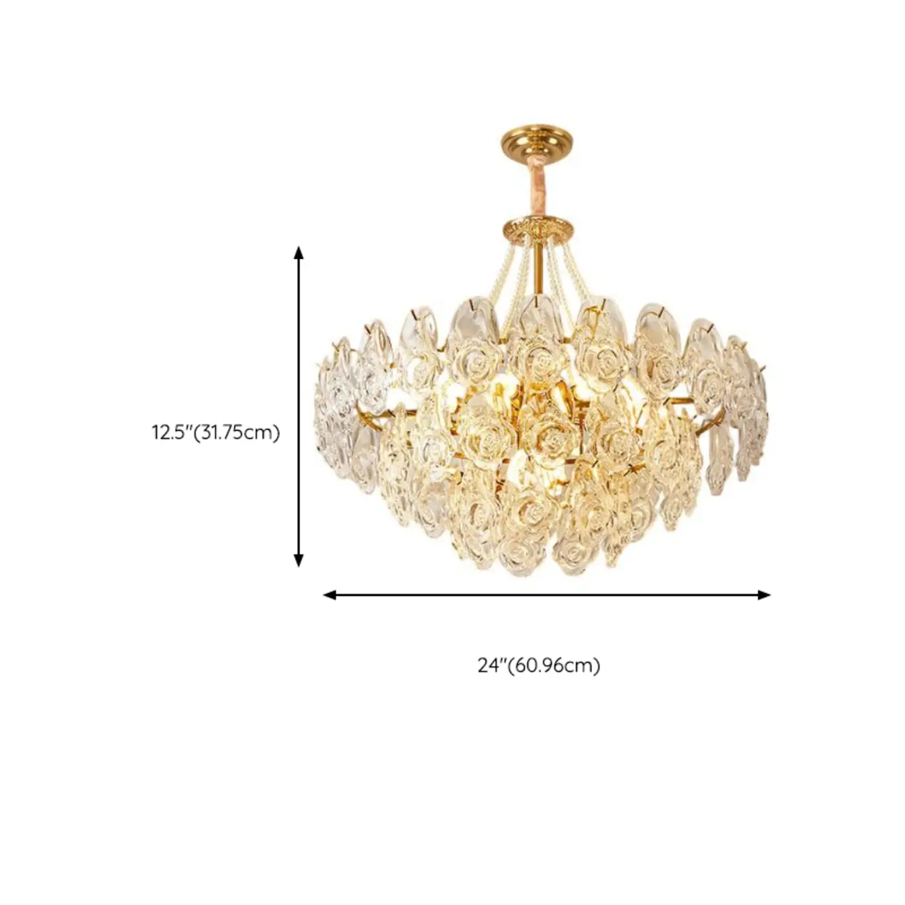 Luxury Geometric Orb Chandelier With Adjustable Chain Image - 11 | homeyfad