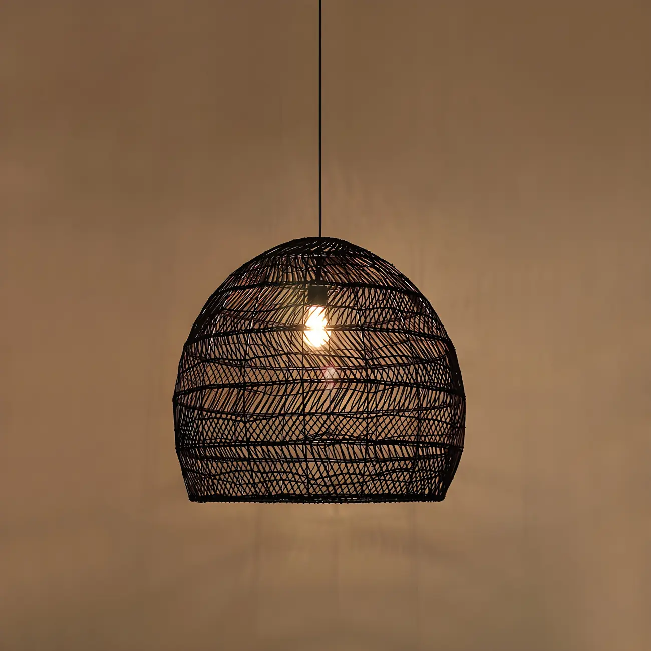 Oriental Rattan Pendant Light Hanging Fixture for Dining Image - 12 | homeyfad