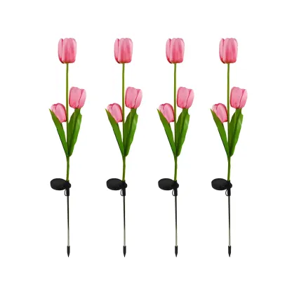 Contemporary Tulip Solar Decorative Landscape Lighting Image - 5