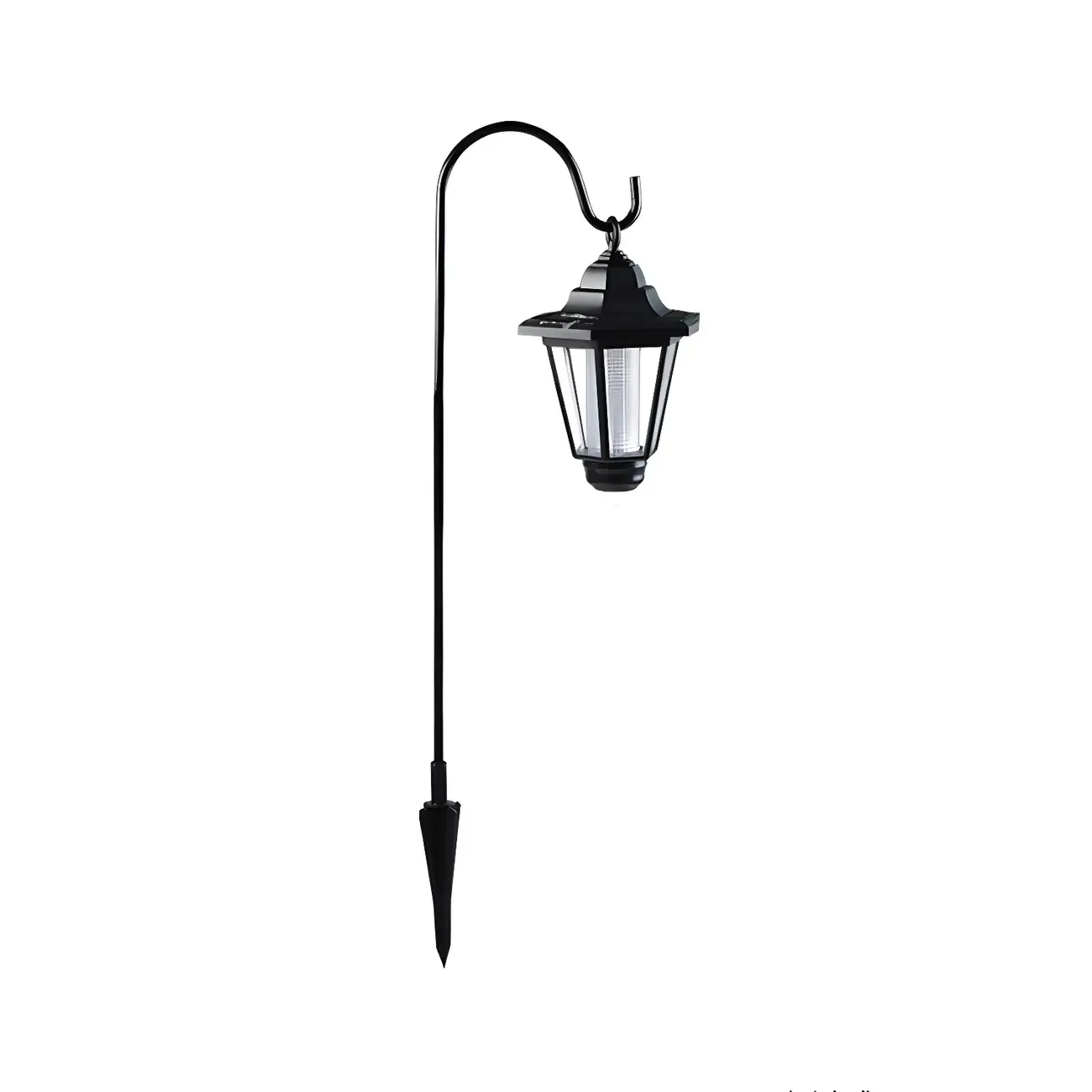 Classic Hanging Solar Lantern Landscape Lighting Image - 2