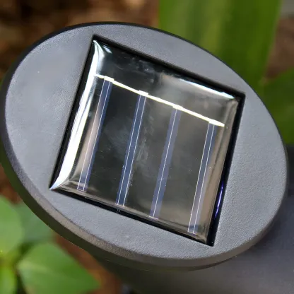 Modern Black Metal Solar Adjustable LED Landscape Lighting Image - 3