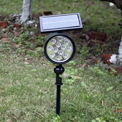 Modern Stake Solar Outdoor Landscape Lighting Image - 3