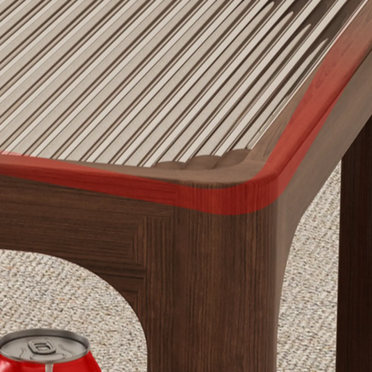 Glass Modern Wood Square Nesting Coffee Table Living Room Image - 10 | homeyfad