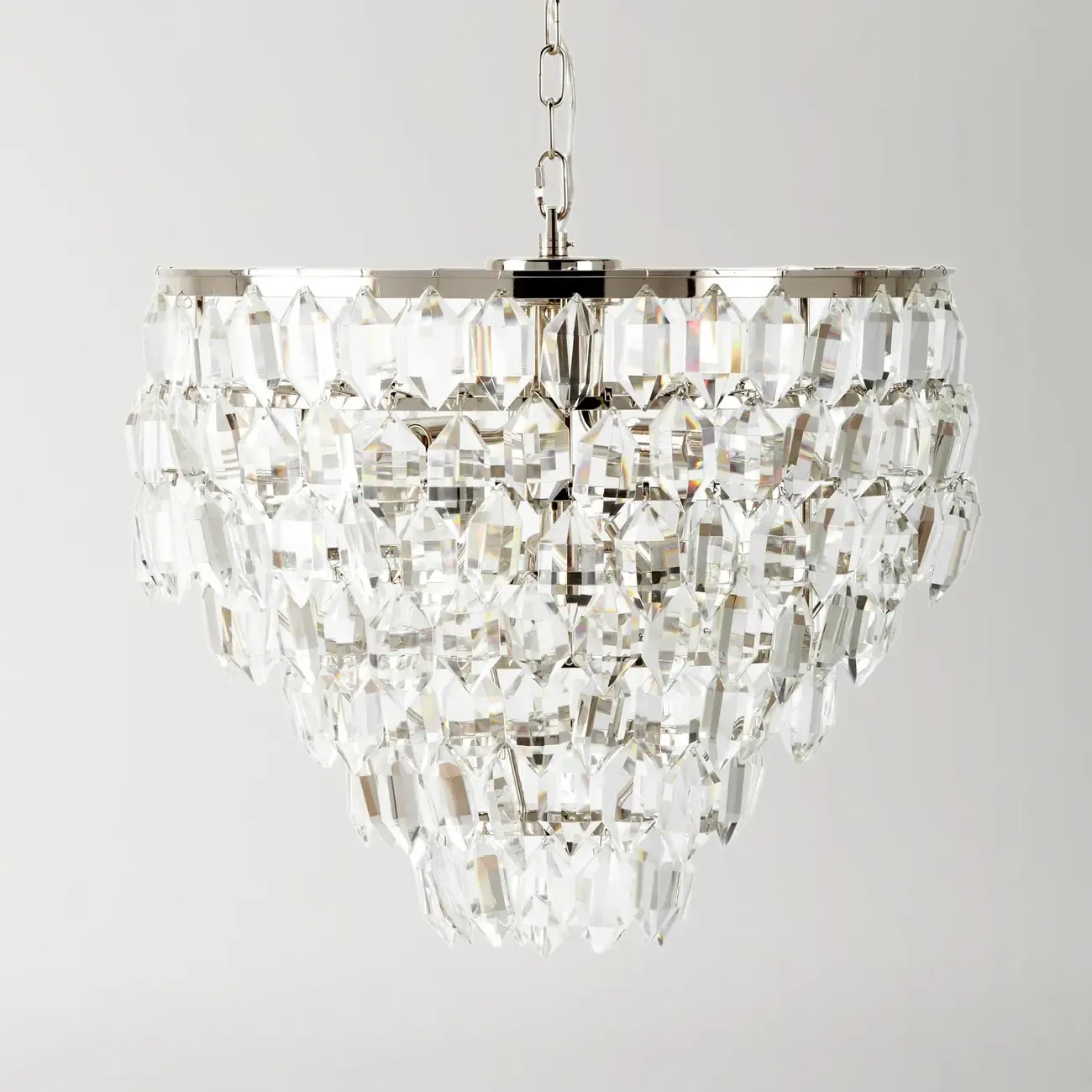 Modern Luxury Round Crystal Chandelier with 8-Light Image - 2