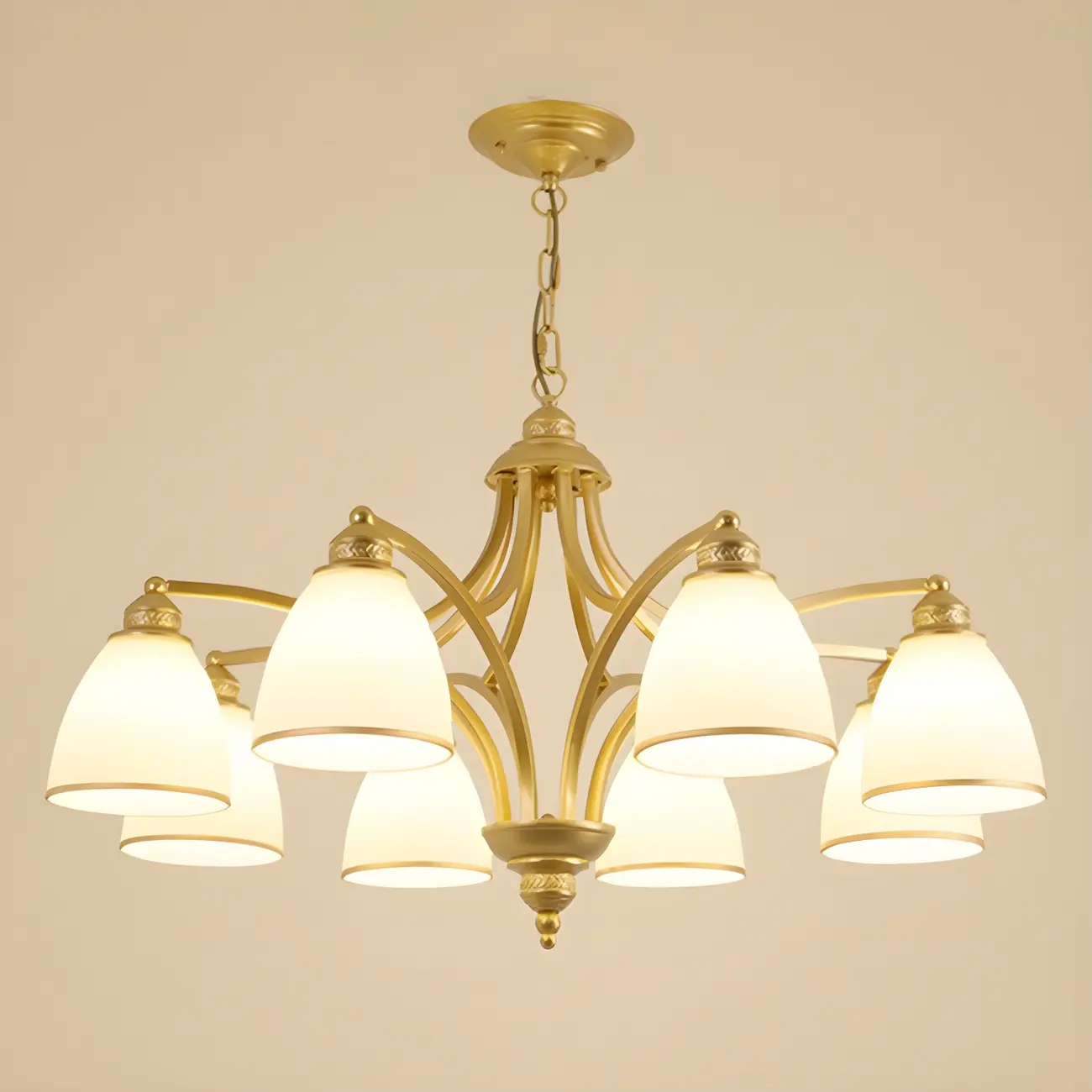 Black Glass Linear Structure Modern Chandelier | homeyfad