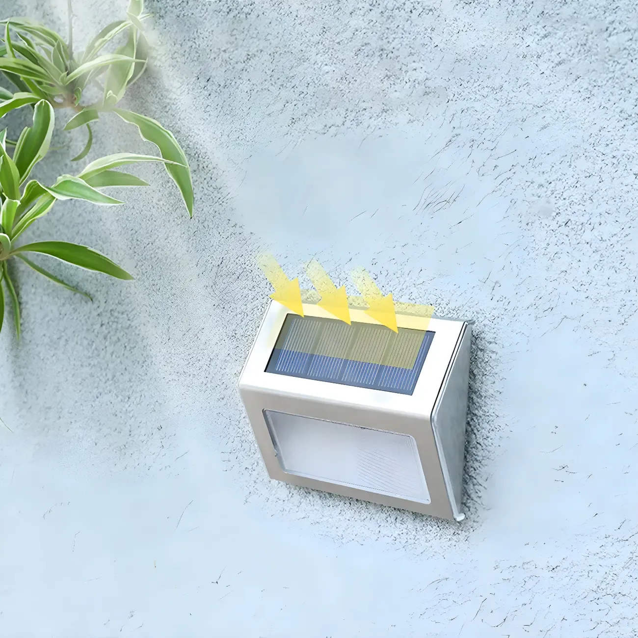 Modern Solar Wall-Mounted Waterproof Landscape Lighting Image - 1