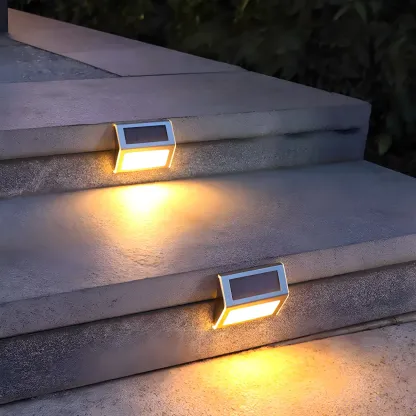 Modern Solar Wall-Mounted Waterproof Landscape Lighting Image - 3