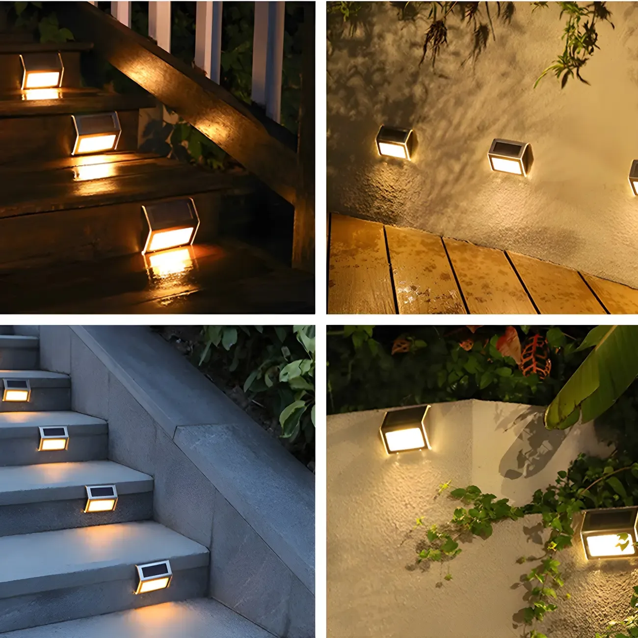 Modern Solar Wall-Mounted Waterproof Landscape Lighting Image - 4