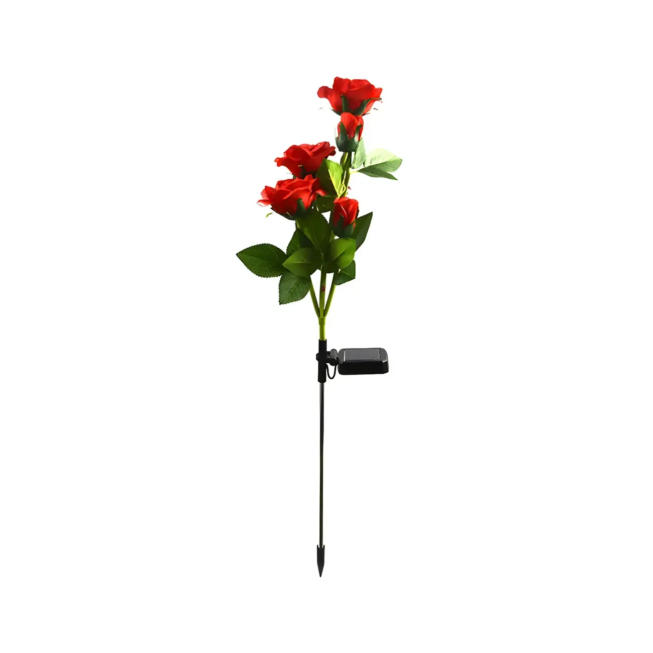 Floral Solar Stake Colorful Garden Landscape Lighting Image - 4