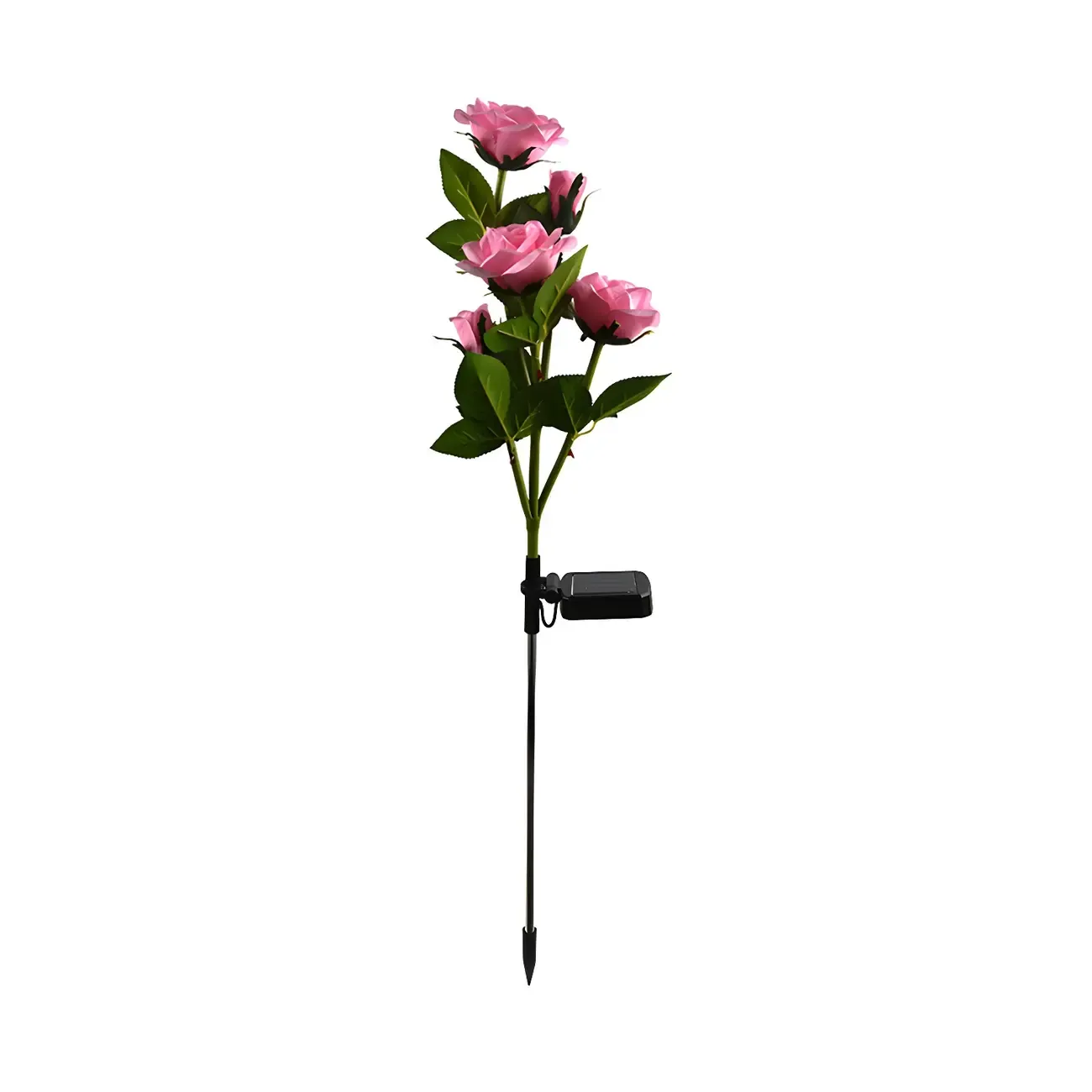 Floral Solar Stake Colorful Garden Landscape Lighting Image - 6