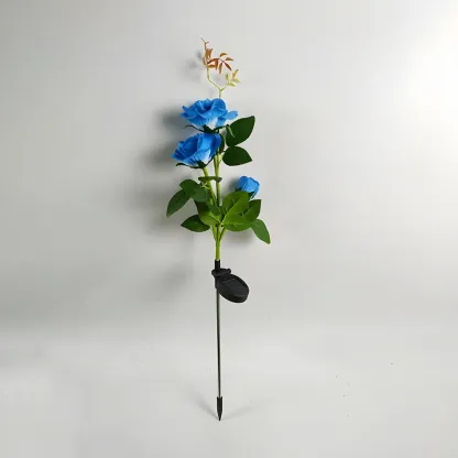 Floral Solar Stake Colorful Garden Landscape Lighting Image - 9