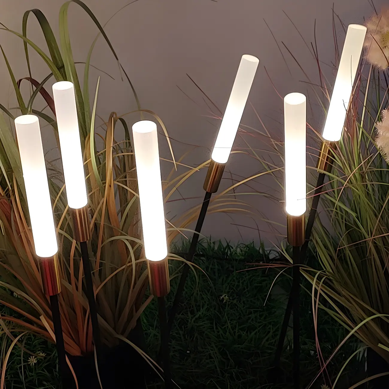 Modern Acrylic Tube Stake Outdoor Landscape Lighting Image - 2 | homeyfad