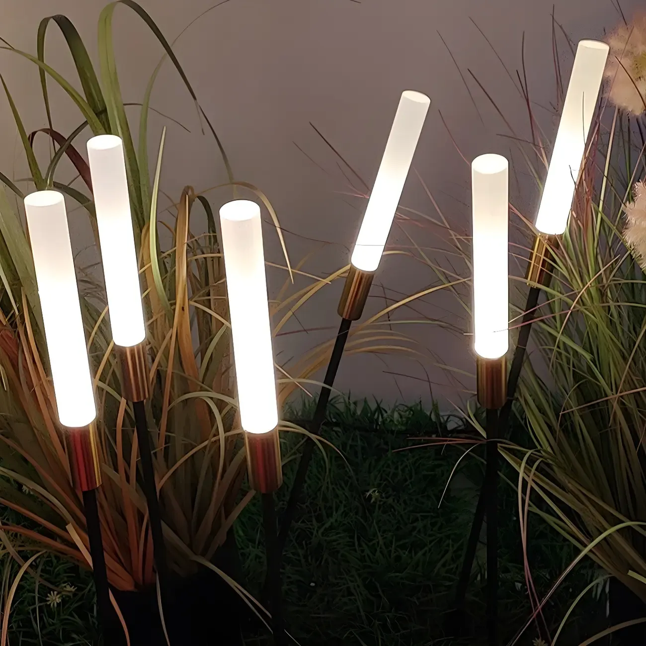 Modern Acrylic Tube Stake Outdoor Landscape Lighting Image - 2