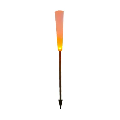 Minimalism Reed Shaped Acrylic Warm Glow Landscape Lighting Image - 5