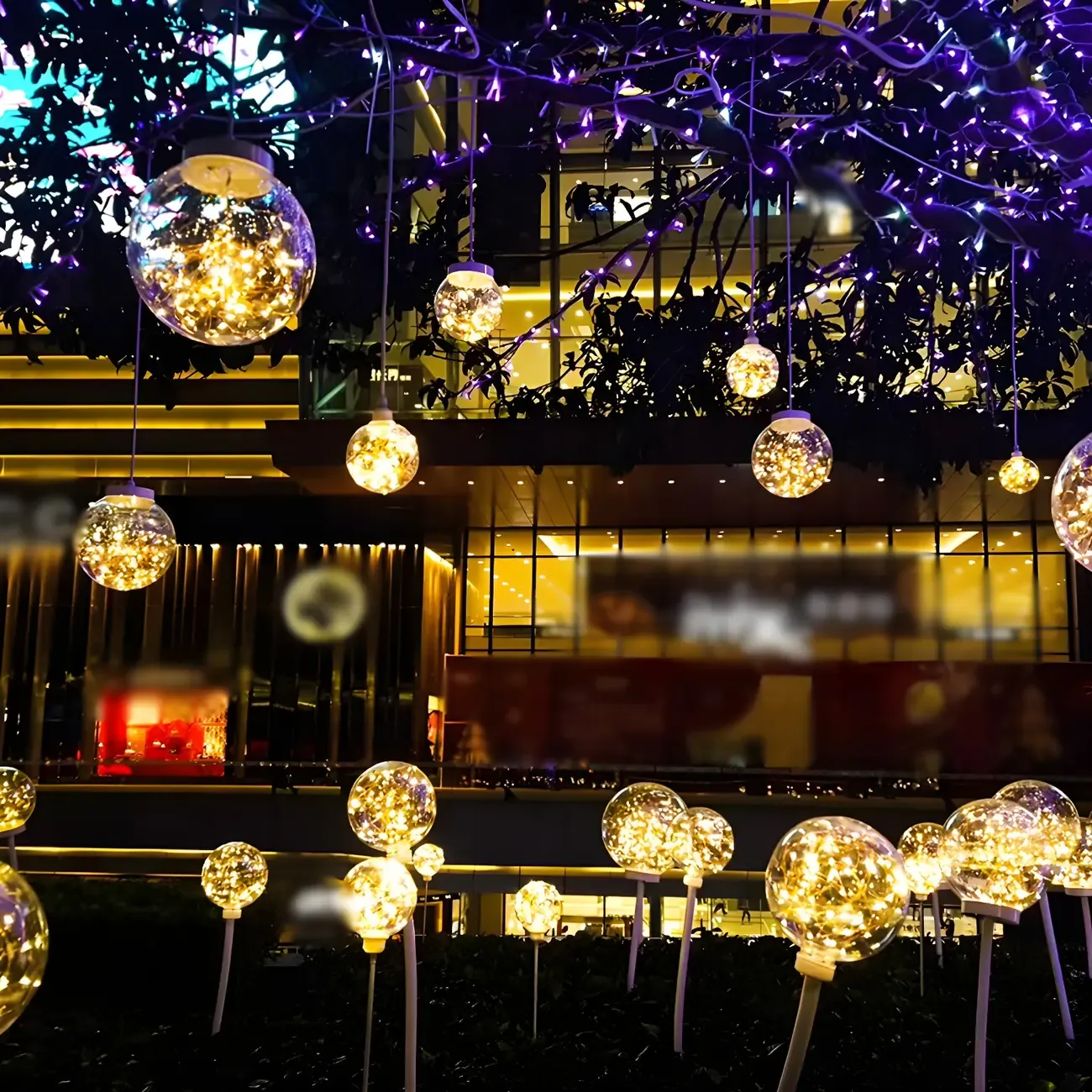 Modern Solar Globe Brightness Landscape Lighting Image - 2