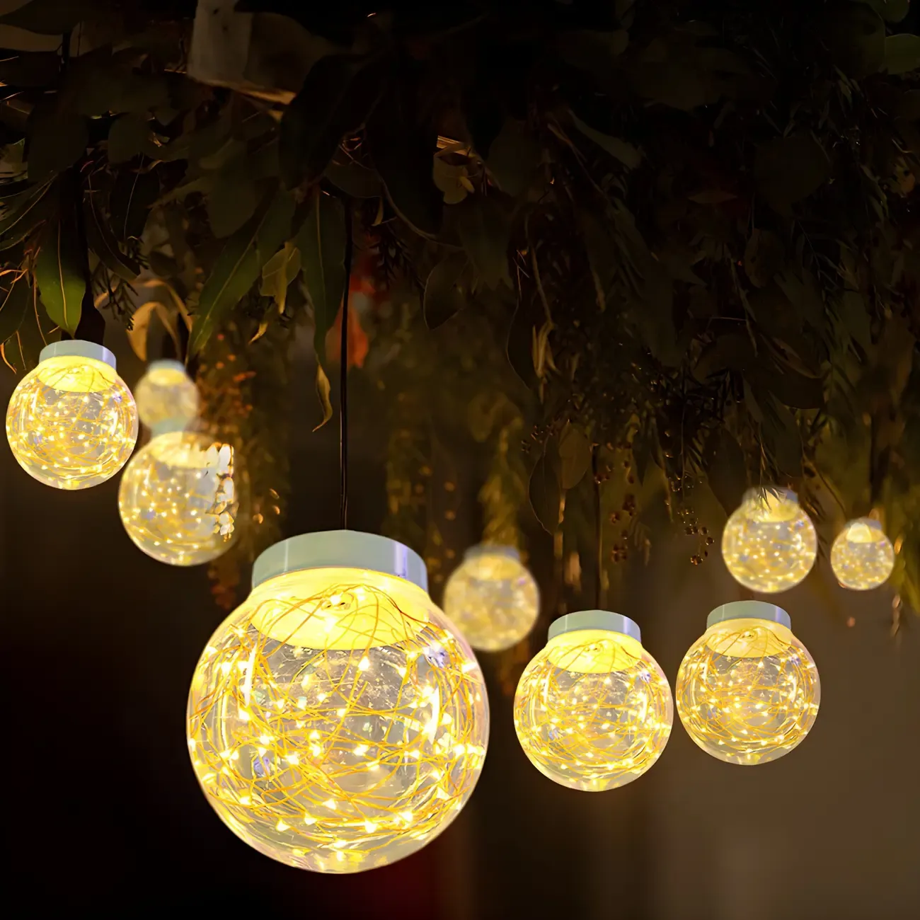 Modern Solar Globe Brightness Landscape Lighting Image - 3