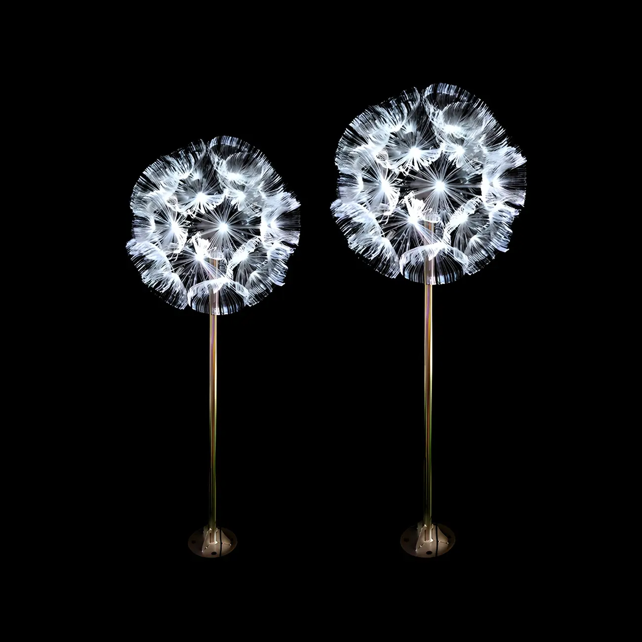 Artistic Modern Fiber Optic Solar Landscape Lighting Image - 3 | homeyfad