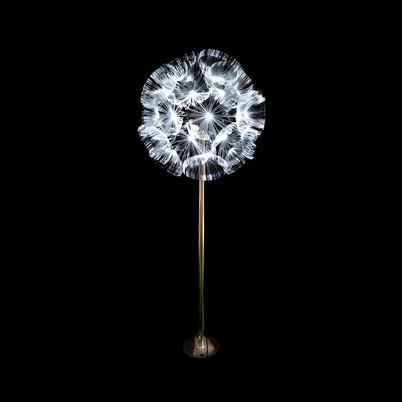 Artistic Modern Fiber Optic Solar Landscape Lighting Image - 4