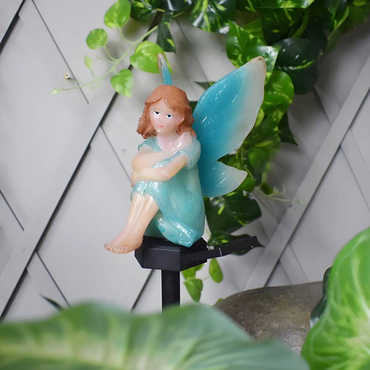 Fairy Figurine Solar Plastic Landscape Lighting Image - 3 | homeyfad