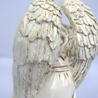Artistic Angel Sculpture Solar Landscape Lighting Image - 4