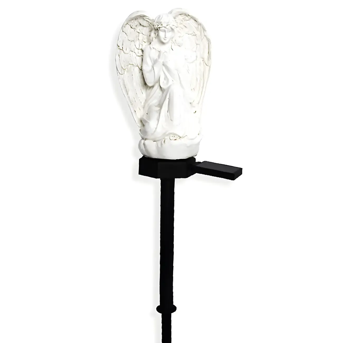 Artistic Angel Sculpture Solar Landscape Lighting Image - 5