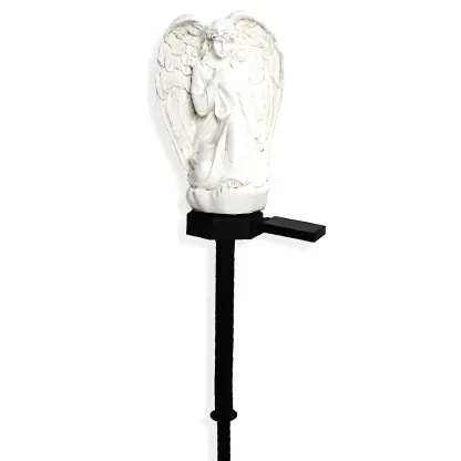 Artistic Angel Sculpture Solar Landscape Lighting Image - 5