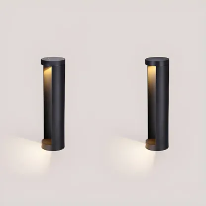 Contemporary Cylinder Solar Modern Landscape Lighting Image - 6