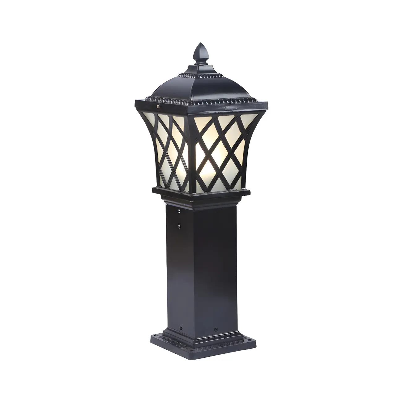 Vintage Flared Outdoor Column Landscape Lighting Image - 6 | homeyfad