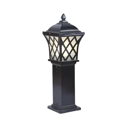 Vintage Flared Outdoor Column Landscape Lighting Image - 6