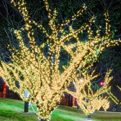 Solar Beaded LED Outdoor Waterproof  String Light Image - 2