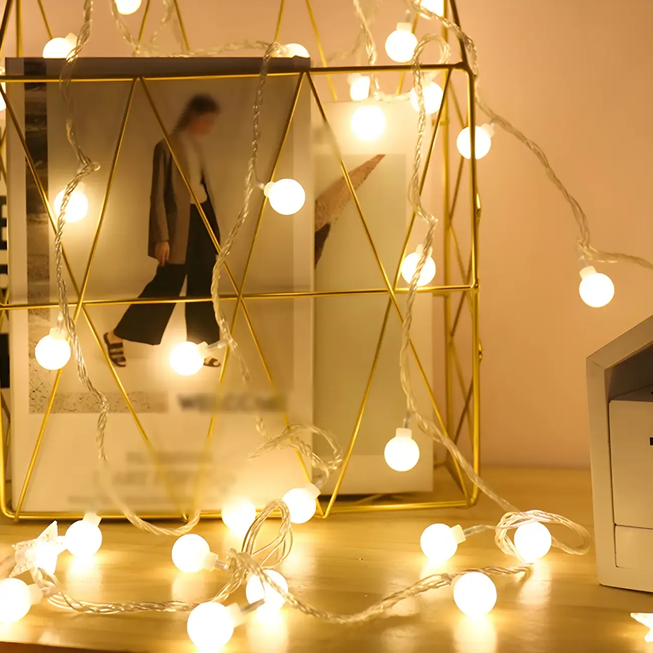 Elegant Globe Soft LED String Light Image - 1