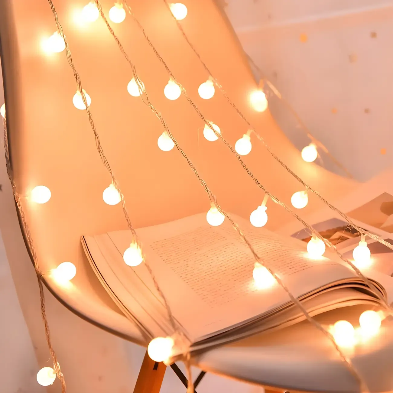 Elegant Globe Soft LED String Light Image - 2