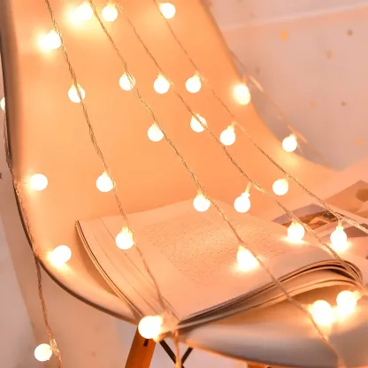 Elegant Globe Soft LED String Light Image - 2